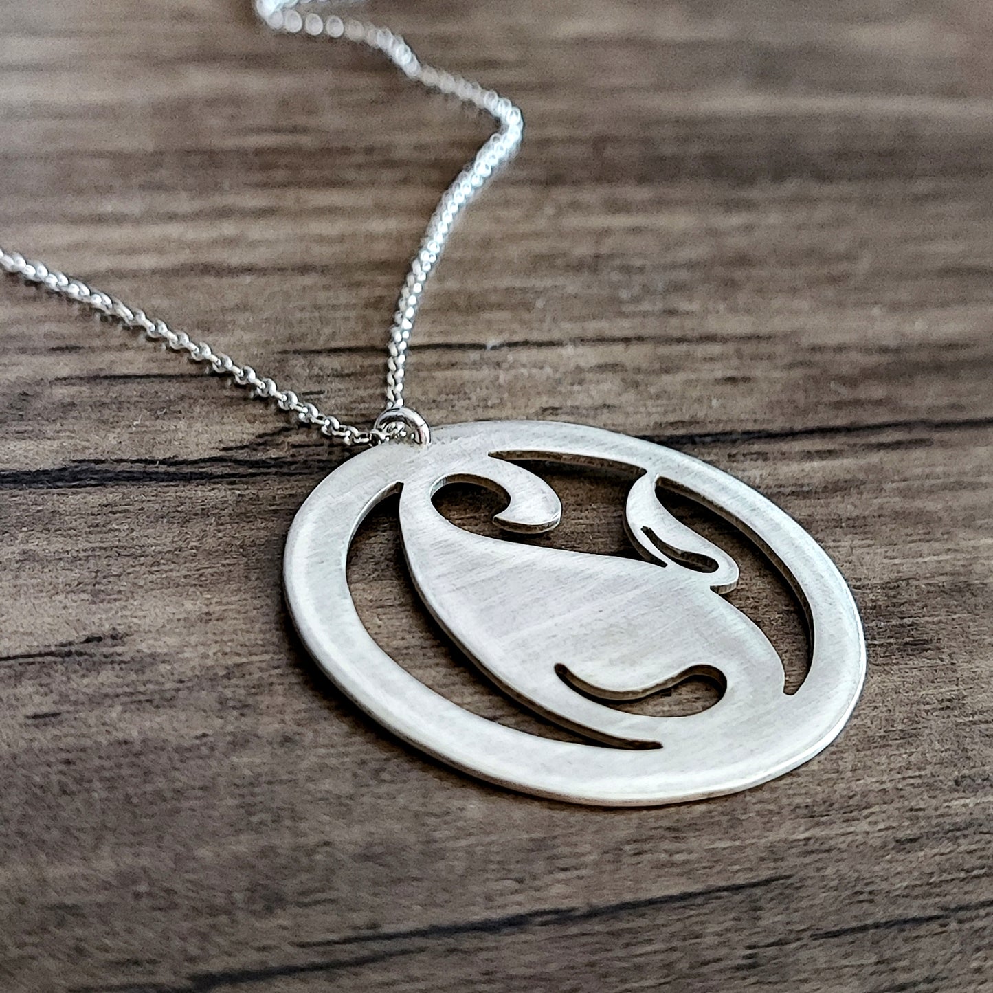 Mother & Child Paisley Pendant