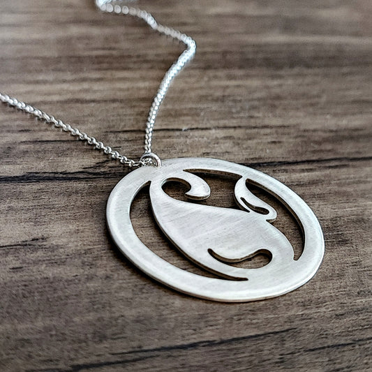 Mother & Child Paisley Pendant