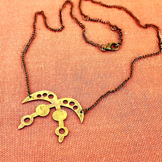 Brass Adinkra Necklace (Copy)