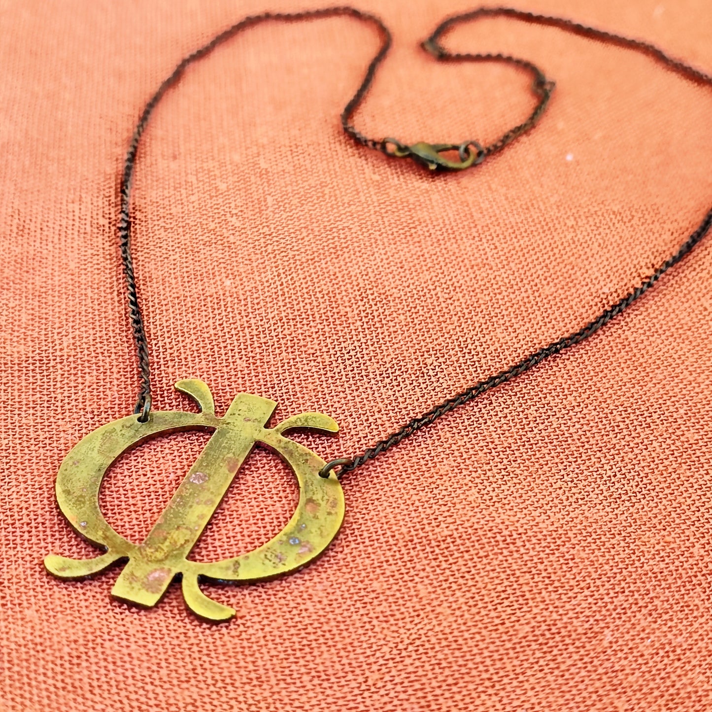 Brass Adinkra Necklace