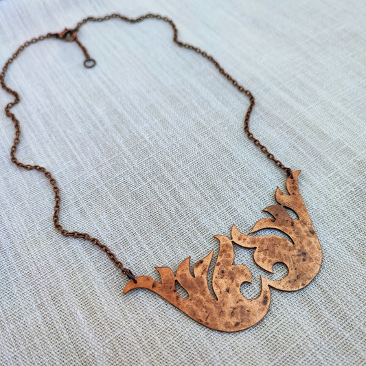 Botanical Copper Necklace